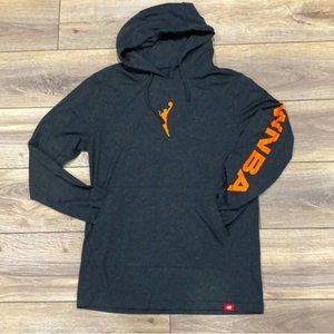 SPORTIQE WNBA Basketball Gray Hoodie Kangaroo Pocket 2X